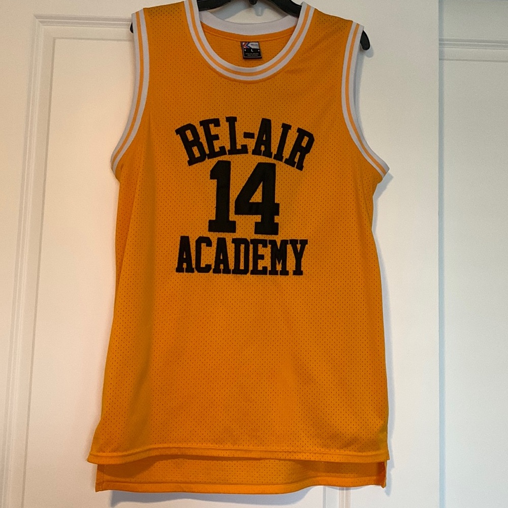 Will smith men’s basketball jersey BelAir size large